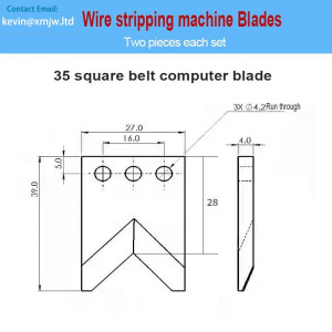 Computerized Belt Strip Machine Blades Harness Wire