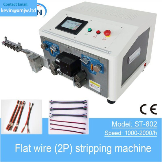 Flat Wire Stripping Machine Touch Screen