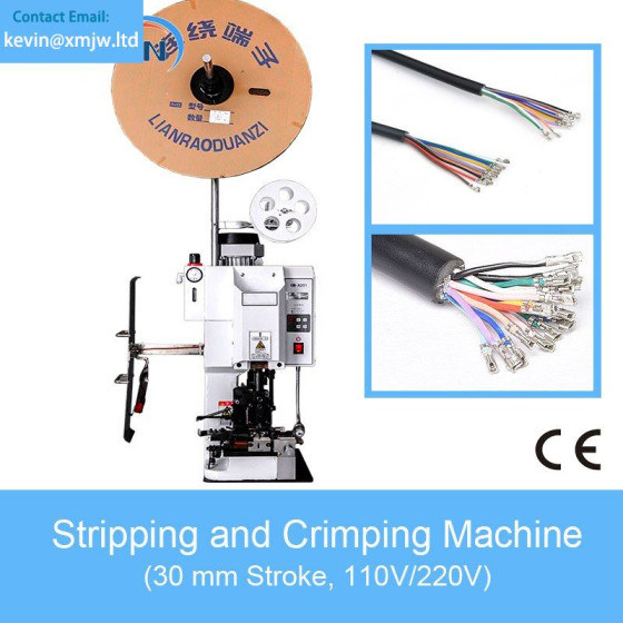 Wire Strip and Crimp Machine Various Terminals
