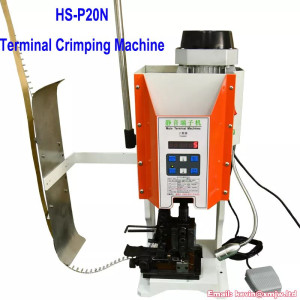 Pneumatic Wire Pressing Terminal Crimping Machine Side End Feed