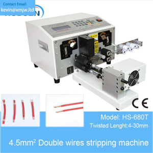 Double Cable Stripping Twisting Machine