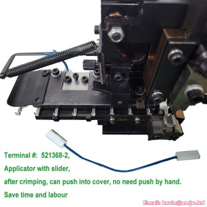 High Precision Side Feed Insulation Terminal Crimping Applicator