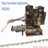 Vertical End Feed Flag Terminal Crimping Applicator OTP Mold