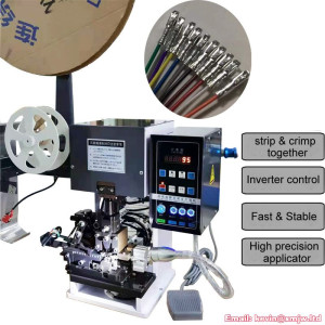 Semi Automatic Wire Stripping Terminal Crimping Machine