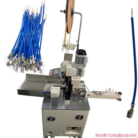 Automatic Wire Cutting Stripping Terminal Crimping Machine 1 Head