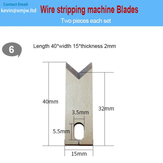 Tungsten Steel Wire Peeling Machine Knives Die Cable Strip Blades
