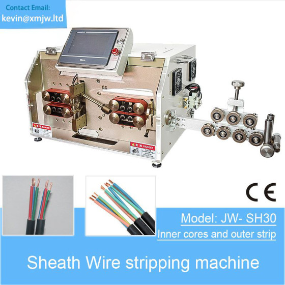 Sheath Wire Stripping Machine Multi Cores Cable