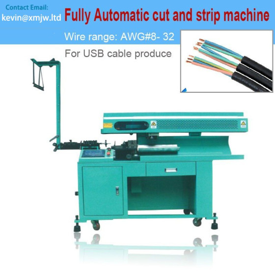 Automatic Braided Wire Cutting Stripping Machine