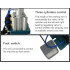 Pneumatic Multi Core Wire Stripping Twisting Machine Small Size