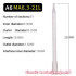 Spiral White Core AB Glue Static Mixing Tube Nozzle