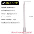 Spiral White Core AB Glue Static Mixing Tube Nozzle