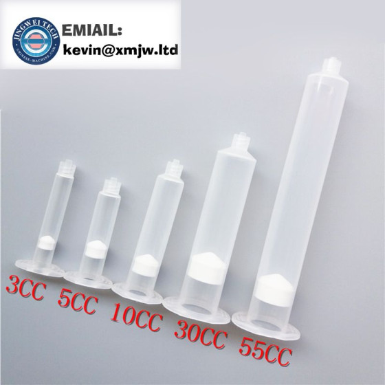 US Type Transparent Glue Dispensing Syringe Barrels