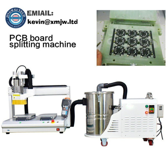 Fully Automatic Desktop PCB Splitting Curve Cutting Machine with Vacuum Cleaner