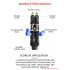 Small Flow High Pressure Double Cylinder AB Glue Dispenser Valve
