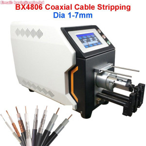 Semi-Auto Coaxial Cable Stripping Twisting Machine