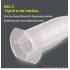 Spiral White Core AB Glue Static Mixing Tube Nozzle