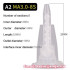 Spiral White Core AB Glue Static Mixing Tube Nozzle