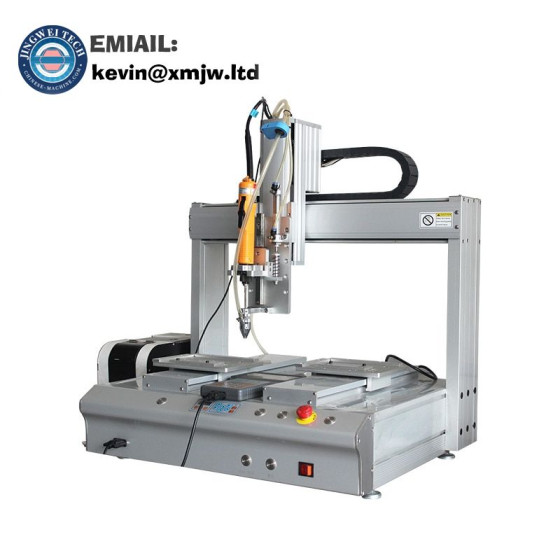 Two Platform Desktop Air Blowing Automatic CNC Screwdriver Machine