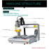 Fully Automatic Desktop PCB Splitting Curve Cutting Machine with Vacuum Cleaner