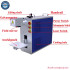 Fiber Laser Metal Marking Engraving Machine with Rotary Axis