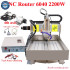 4 Axis CNC Router Metal Steel 3D Milling Engraving Machine - 6040, 2200W