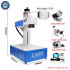 Raycus MAX Fiber Laser Metal Business Card Cutting Engraving Machine with Rotary Axis