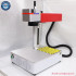 MAX Fiber Laser Metal Cutting Marking Machine with Rotary Axis