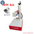 Auto Focus Fiber Laser Metal Leather Engraving Tool with Ring Rotary Axis