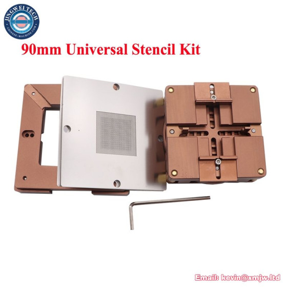 Universal Magnetic BGA Reballing Station Kit with 10 Stencils