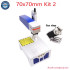 Raycus Fiber Laser Jewelry Metal Cutting Engraving Machine with Rotary Axis