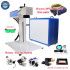 Fiber Laser Marking Machine with Rotary Axis & Galvo Scanner