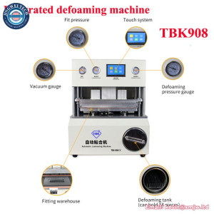 TBK-908 Automatic 15-inch Curved Screen Integrated Defoaming Machine