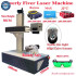 Raycus Fiber Laser Jewelry Metal Cutting Engraving Machine with Rotary