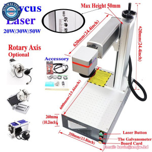 Industrial High-Precision Fiber Laser Metal Nameplate Engraving Machine