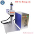 Raycus MAX Fiber Laser Metal Cutting Engraving Machine with Rotary Axis