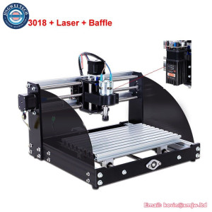DIY 3-Axis CNC Engraving Milling Machine with Laser Engraver
