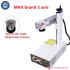 JPT Raycus Fiber Laser Metal Cutting Engraving Machine with Rotary Axis