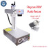 Auto Focus Raycus Fiber Laser Metal Nameplate Engraving Machine