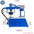 Raycus Fiber Laser Jewelry Metal Engraving Machine with Rotary & Computer