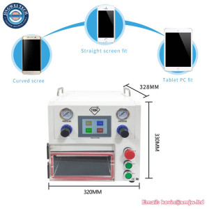 TBK-108P 14 Inches Vacuum Laminating Machine for Curved & Straight Screens