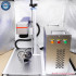 Split Fiber Laser Metal Plastic Engraving Machine with Rotary Axis