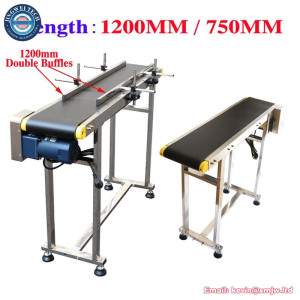 Stainless Steel Double Buffles Bottle Conveyor Belt for Inkjet Printer