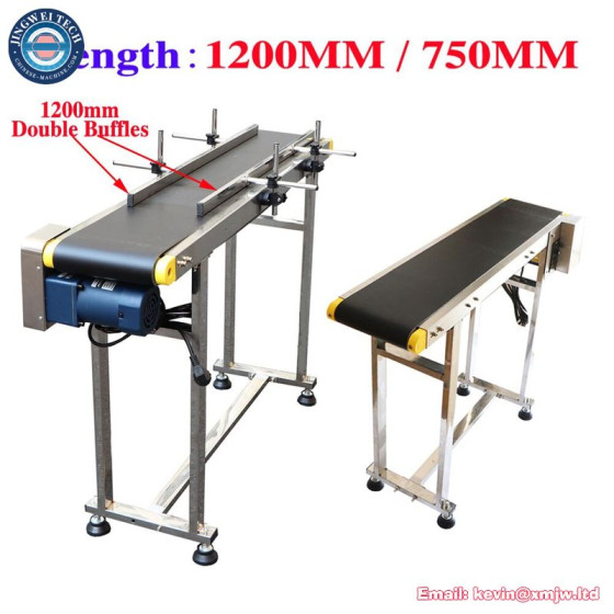 Stainless Steel Double Buffles Bottle Conveyor Belt for Inkjet Printer
