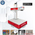 Auto Focus Fiber Laser Metal Leather Engraving Tool with Ring Rotary Axis