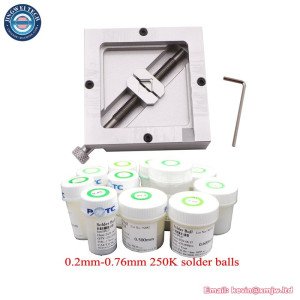 90MM Silver BGA Reballing Station Kit with 250K Solder Balls