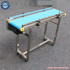 Food Grade Stainless Steel Conveyor Belt Machine with Adjustable Guardrail