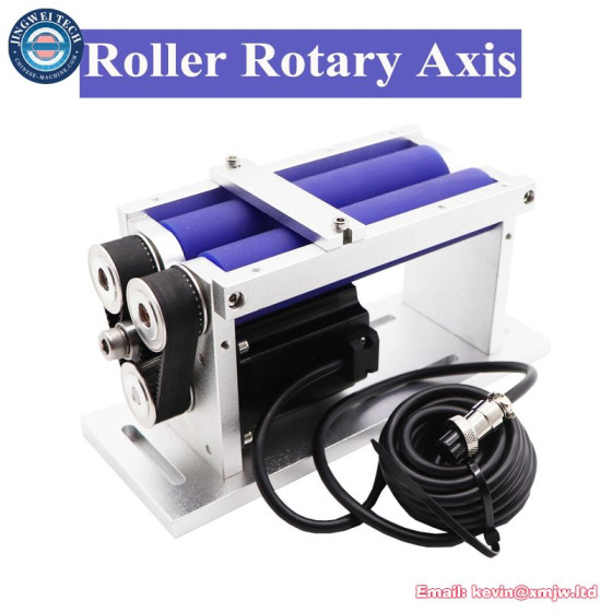 Rotary Roller Axis Engraving Module for Cylindrical Objects