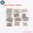 Universal Direct Heat BGA Reballing Memory Stencils DDR Series