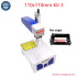 Raycus Fiber Laser Jewelry Metal Cutting Engraving Machine with Rotary Axis