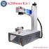 Fiber Laser Metal Cutting Engraving Machine with Rotary Axis